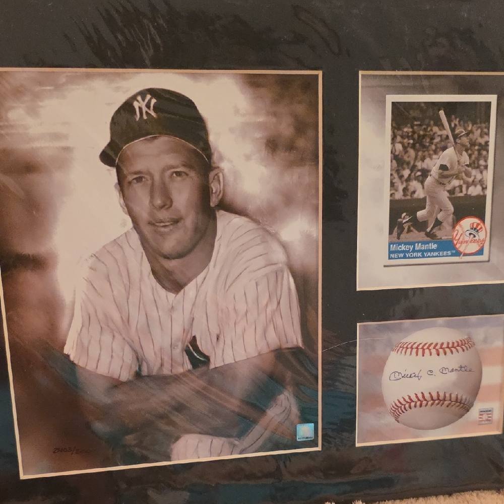 Vintage Baseball Legend Framed Art Print